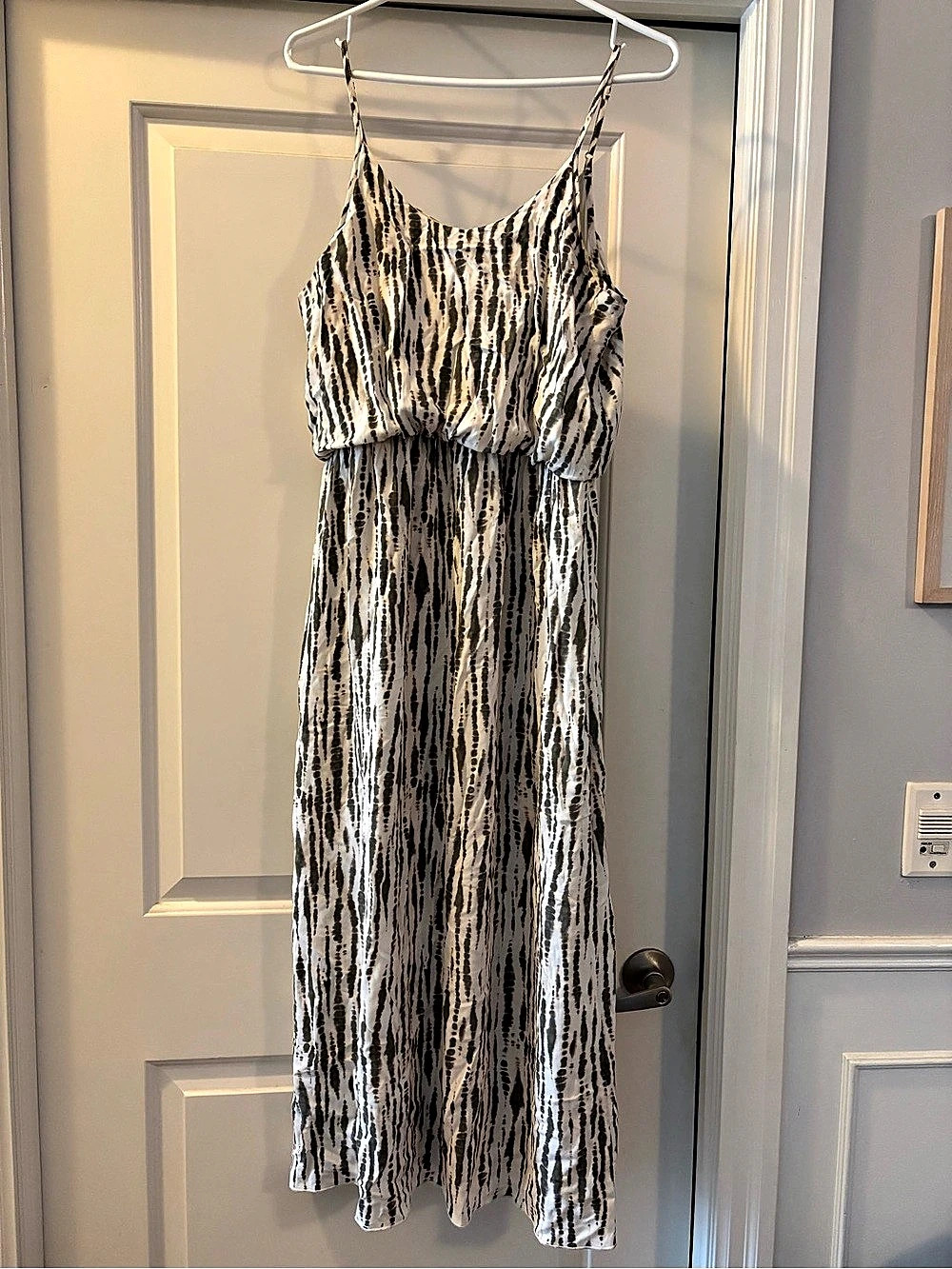 ALTAR Abstract Print Maxi Dress